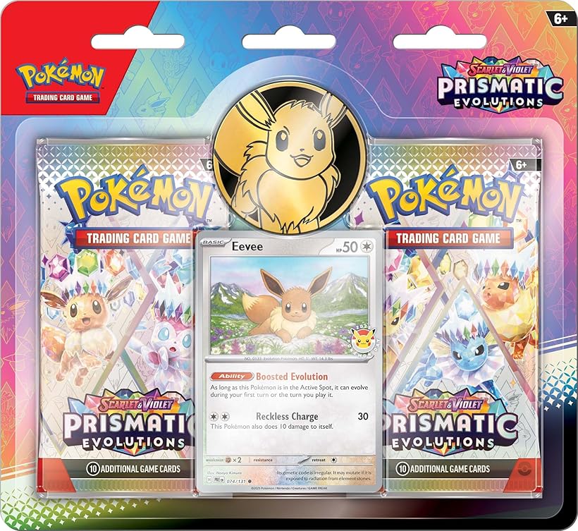 Prismatic Evolutions Elite Trainer Box POKEMON TCG Prismatic Evolutions Elite Trainer Box TWO BOOSTER